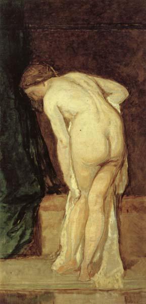 Eduardo Rosales Gallinas Female Nude Sweden oil painting art